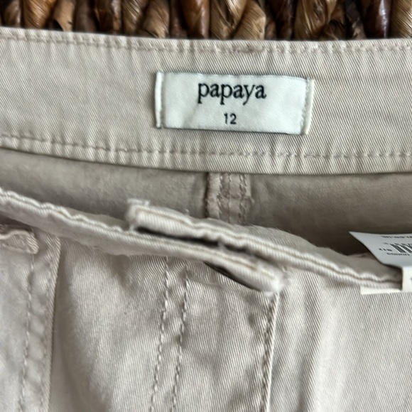 NWT Papaya crop stretch pants soft and comfy - Picture 3 of 8